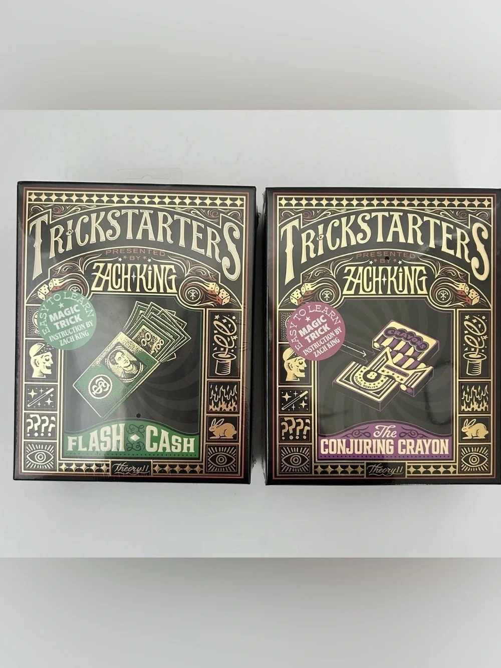 Theory11 Zach King Trickstarters Magic Trick Set Of 2 Crayon Cash T11 NEW SEALED